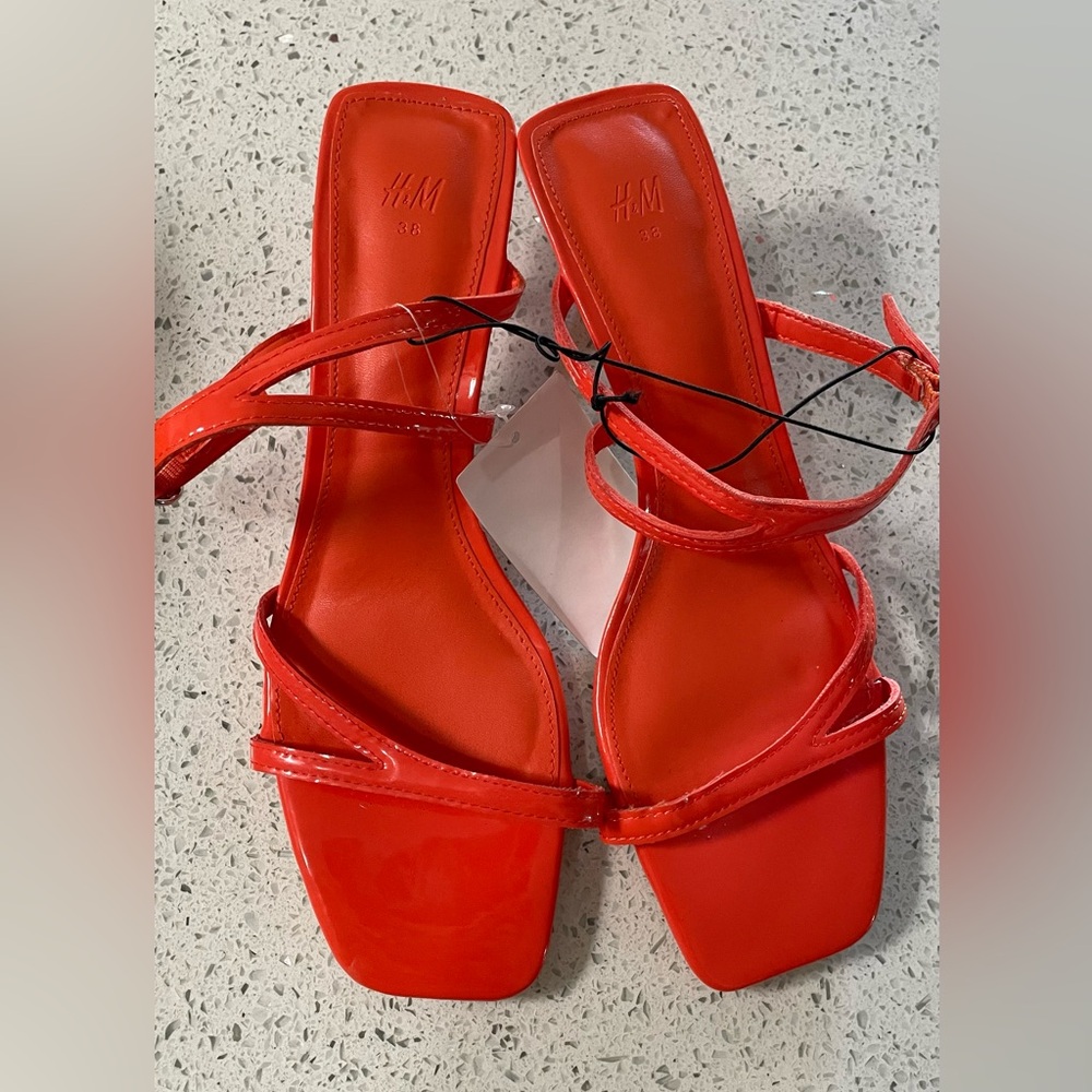 H&M Women's Bold Red Sandals